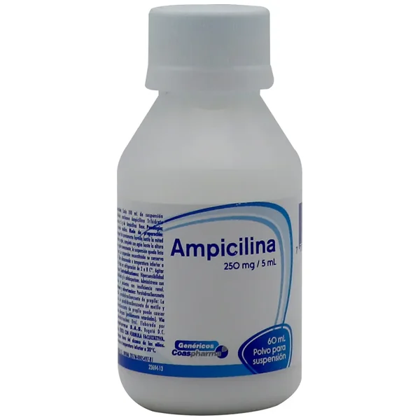 AMPICILINA 250 MG SUSPENSION 60 ML COA