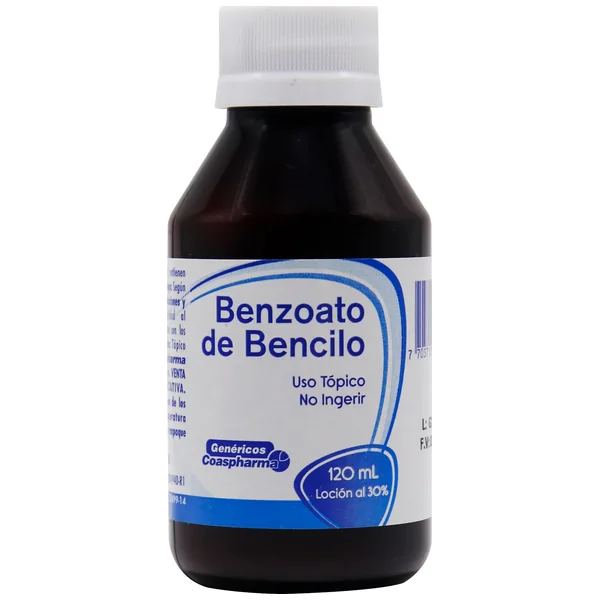 BENZOATO DE BENCILO 120 ML COA