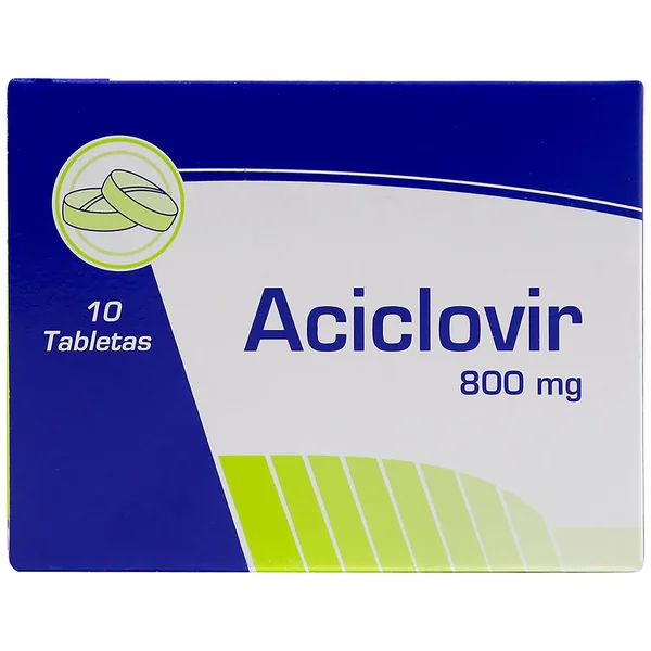 ACICLOVIR 800 MG 10 TABS COA