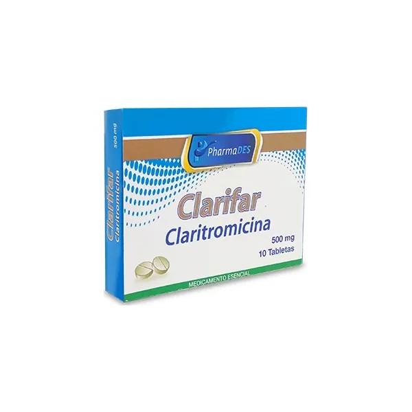 Clarifar 500 MG Caja X 10 Tabs