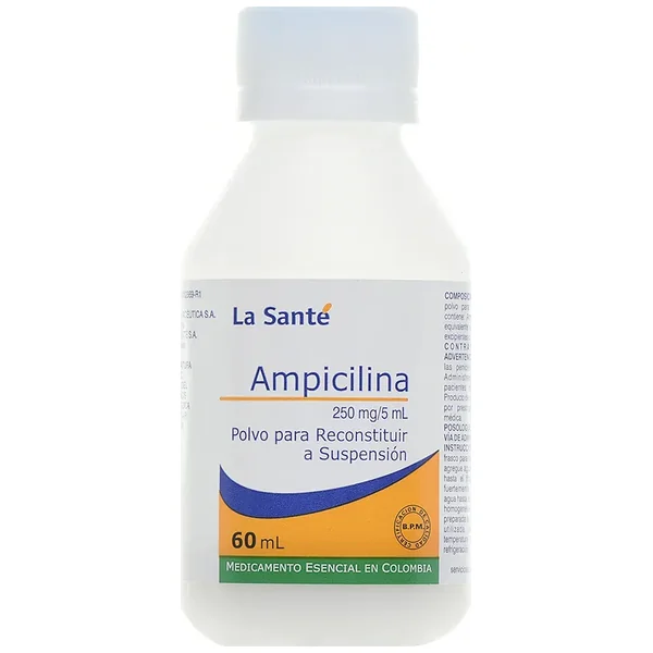 AMPICILINA 250 MG SUSPENSION 60 ML LS