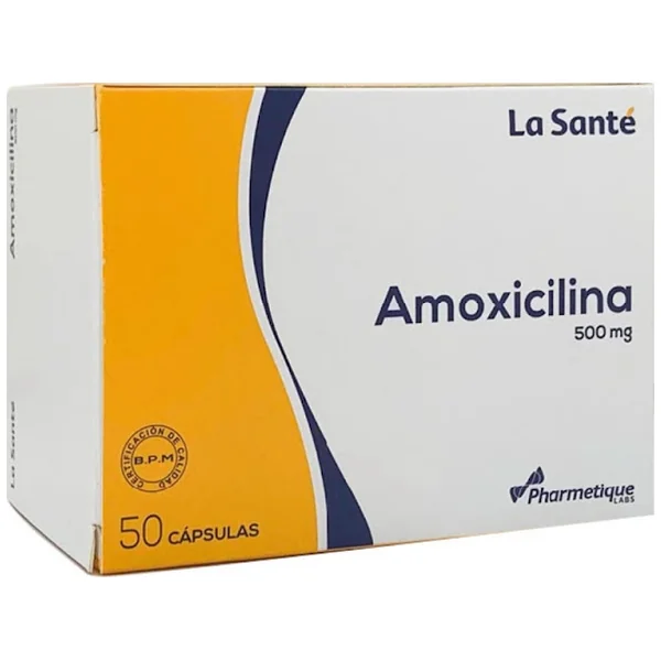AMOXICILINA 500 MG 50 CAPSULAS LS