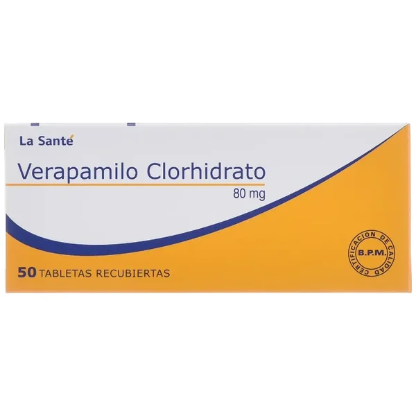 VERAPAMILO 80 MG 50 TABLETAS LS(P)10280