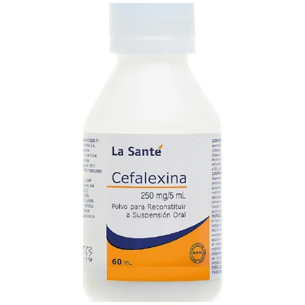 CEFALEXINA 250 MG SUSPENSION 60 ML LS