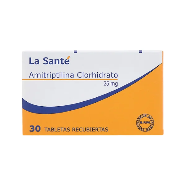 AMITRIPTILINA 25 MG 30 TABLETAS LS