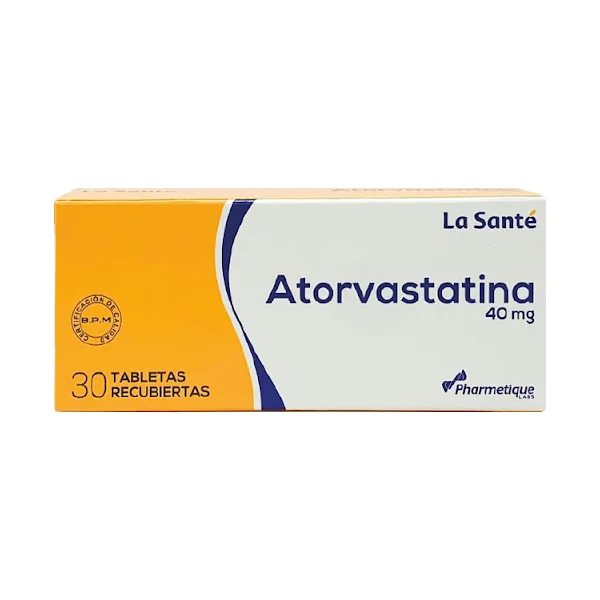 ATORVASTATINA 40 MG 30 TBS LS