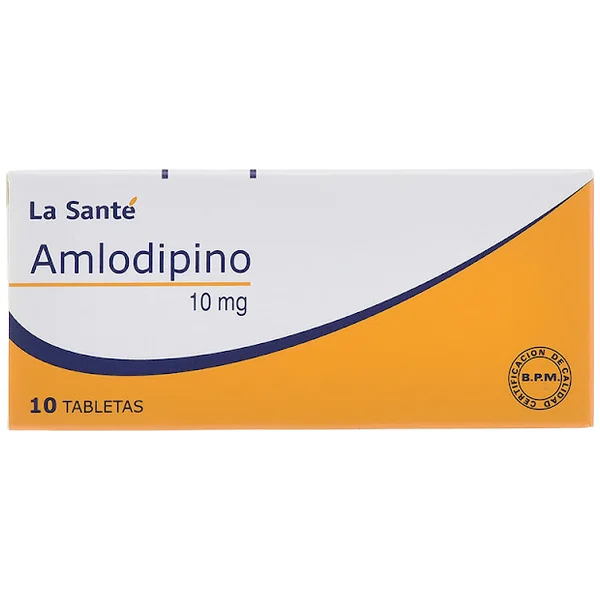 AMLODIPINO 10 MG 10 TABLETAS LS