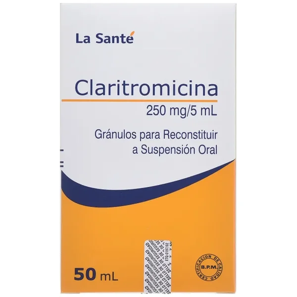 CLARITROMICINA 250 MG SUSP.50 ML LS