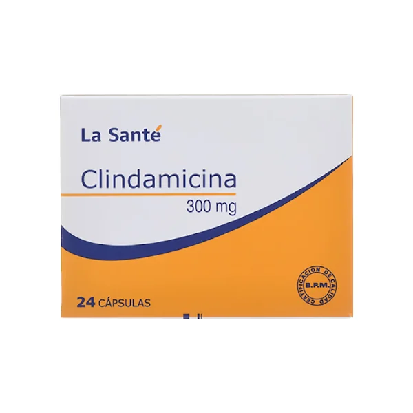 CLINDAMICINA 300 MG 24 CAPSULAS LS