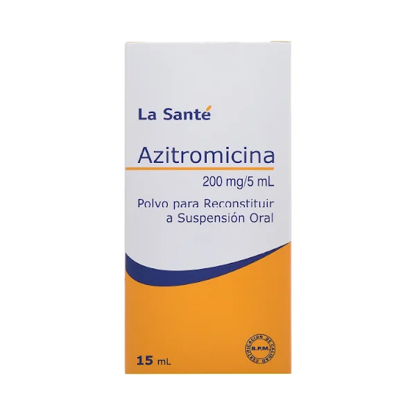 AZITROMICINA 200 MG SUSPENSION 15 ML LS