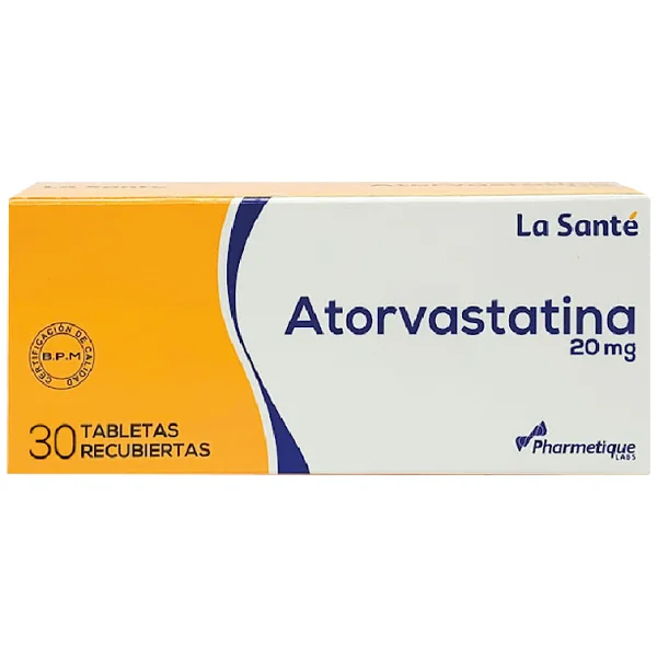ATORVASTATINA 20 MG 30 TBS LS