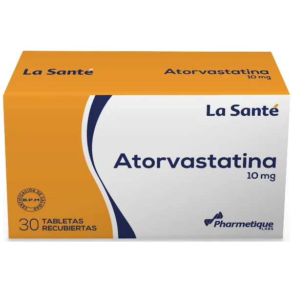 ATORVASTATINA 10 MG 30 TBS LS
