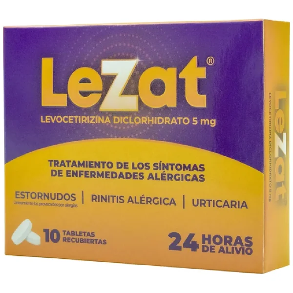 Lezat Levocetirizina 5 Mg X 10 Tabl