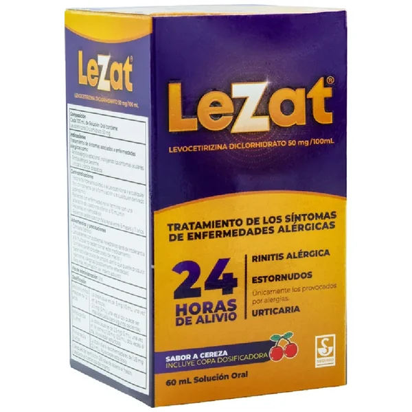 Lezat Levocetirizina 50 Mg Jarabe X 60 Ml