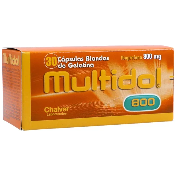 Multidol 800Mg Blister X 3 Cápsulas Blandas