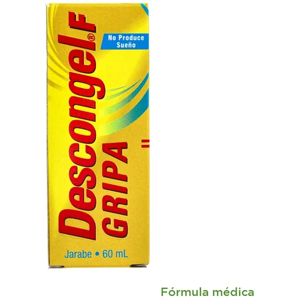 Descongel F Gripa (325+5+2.5)Mg/5Ml(6.5+0.1+0.05 Jarabe Frasco X 60Ml