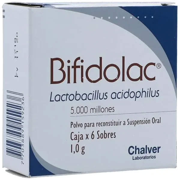 BIFIDOLAC 170 MG 6 SBS