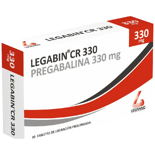 Legabin Cr Pregabalina 330Mg Legrand Caja X 30 Tabletas
