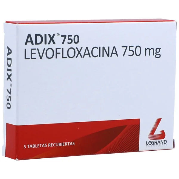 Adix Levofloxacina 750 Mg X 5 Tabl