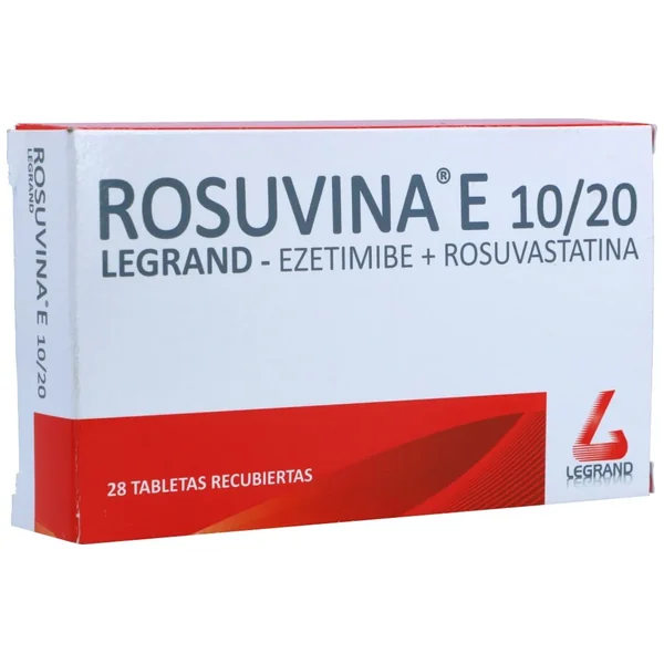Rosuvina Legrand E Tabletas Recubiertas (10+20)Mg Caja X 28
