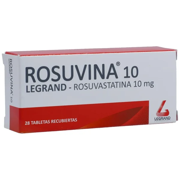 Rosuvina 10 Legrand Tabletas Recubiertas 10Mg Caja X 28