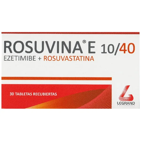 Rosuvina E (10+40)Mg Tabletas Recubiertas Caja Por 30