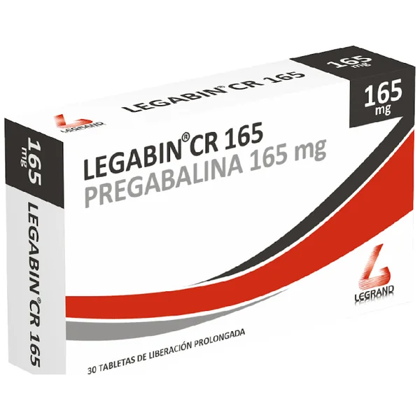 Legabin Cr Pregabalina 165Mg Caja X 30 Tabletas