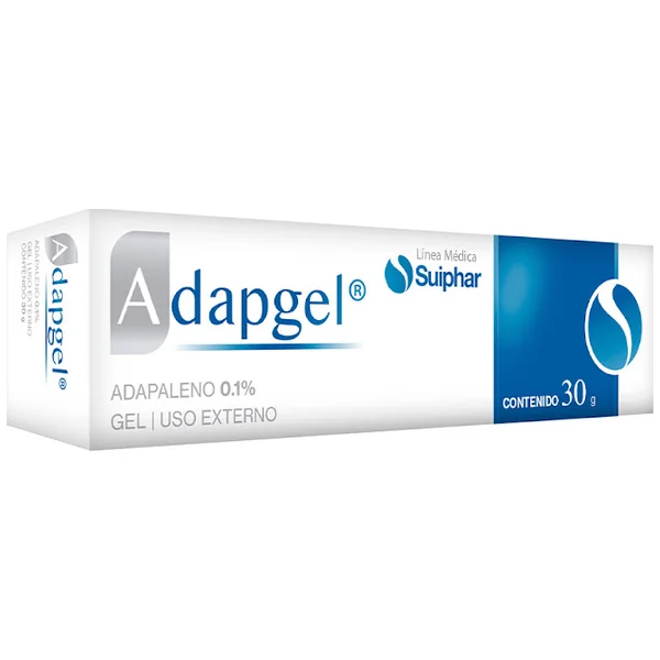 Adapgel Adapaleno Gel 0.1 % Suiphar Caja X 30 Gr