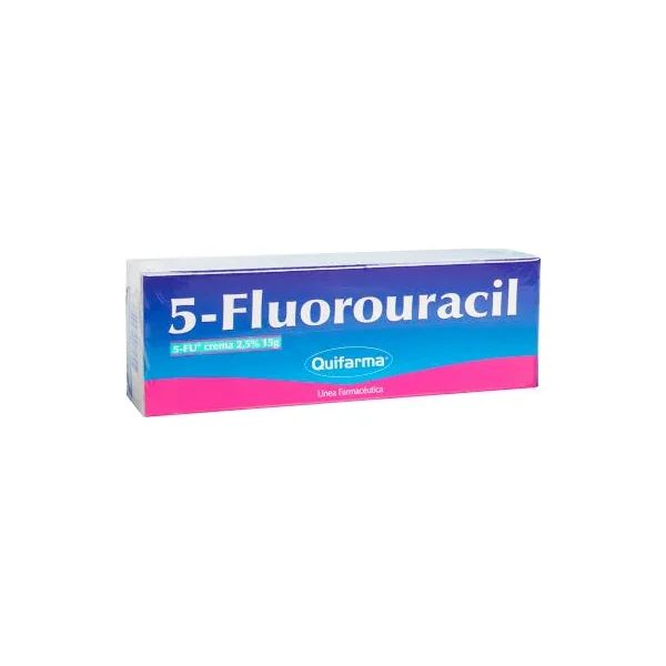 5-Fluoruracil Fluorouracilo 2.5% Quifarma Crema Tubo X 15 Gr