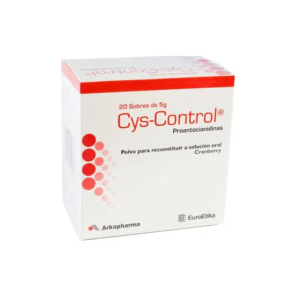 Cys-Control Proantocianidinas 18 Mg Euroetika Caja X 20 Sobres