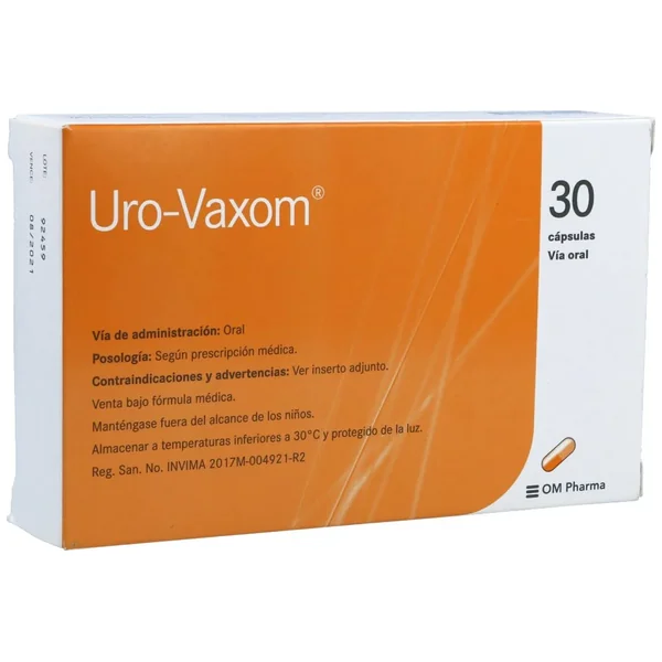 Urovaxom Cápsulas 6Mg Caja X 30