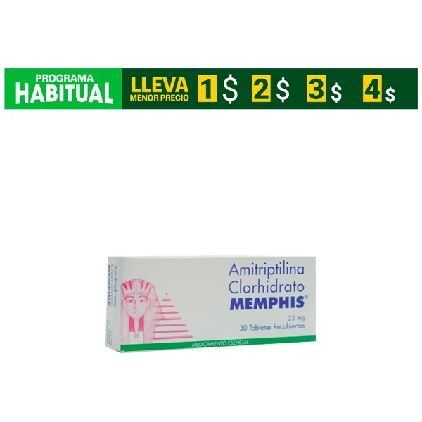 AMITRIPTILINA 25 MG 30 TBS MP