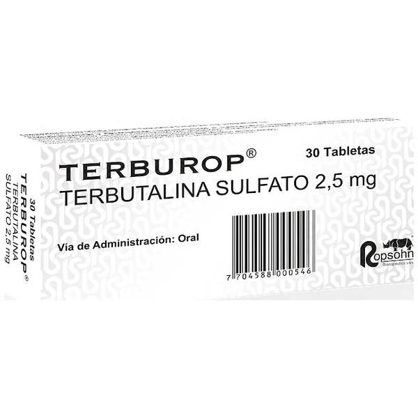 Terburop 1.5Mg/5mL(0.03%) Jarabe Frasco X 120 mL