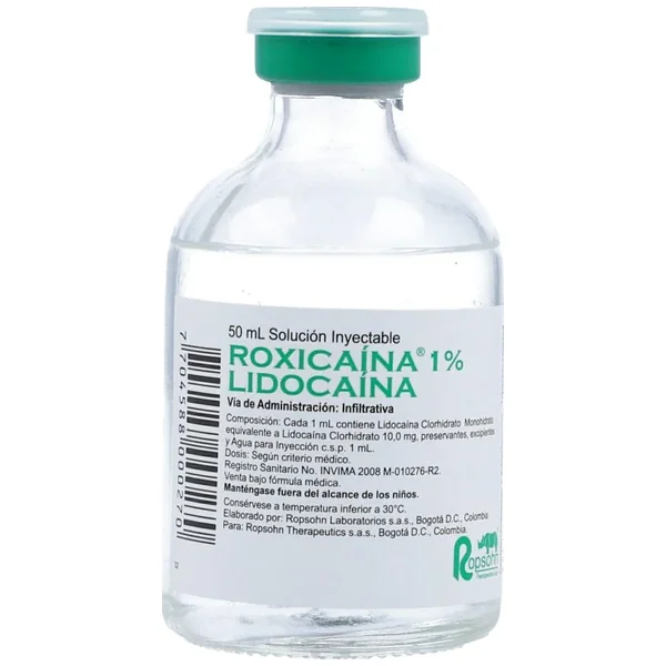 Roxicaina Se 1% Sol Iny Frasco X 50mL