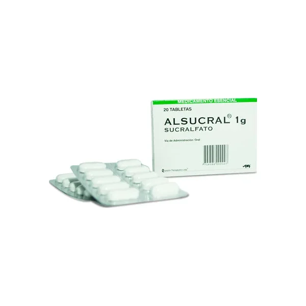 Alsucral 1 GR Caja X 20 Tabs