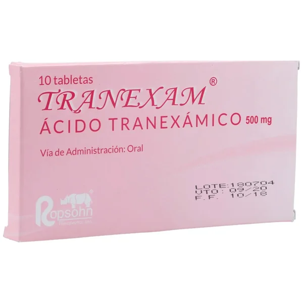 Tranexam 500Mg Caja X 10 Tabletas