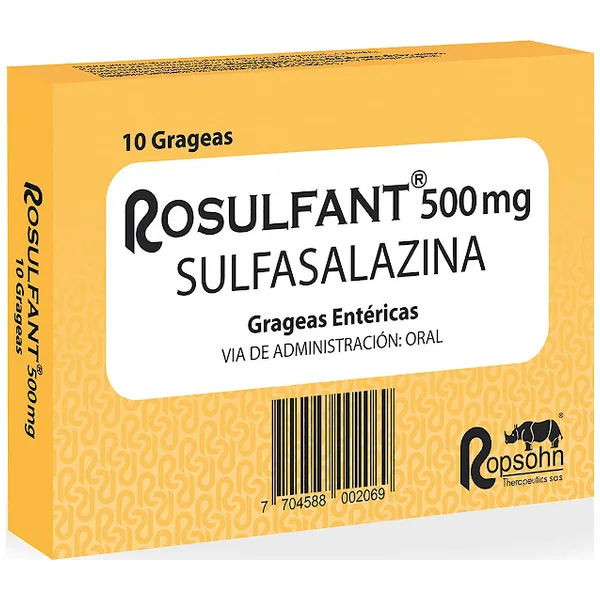 Rosulfant 500 Mg Caja X 10 Grageas