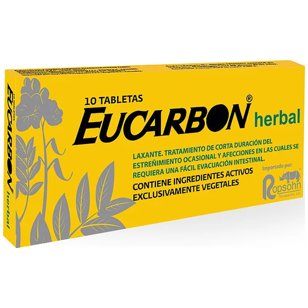 EUCARBON HERBAL 10 TABLETAS