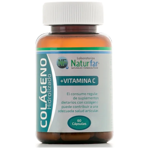 COLAGENO HIDRLIZADO + VITAMINA C 60 CAP