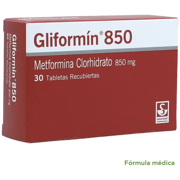 Gliformin 850Mg Tabletas Recubiertas Caja X 30