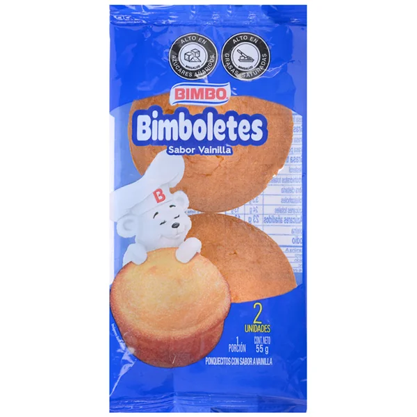 Ponqué Bimbo Bimboletes Vainilla X 55 Gr