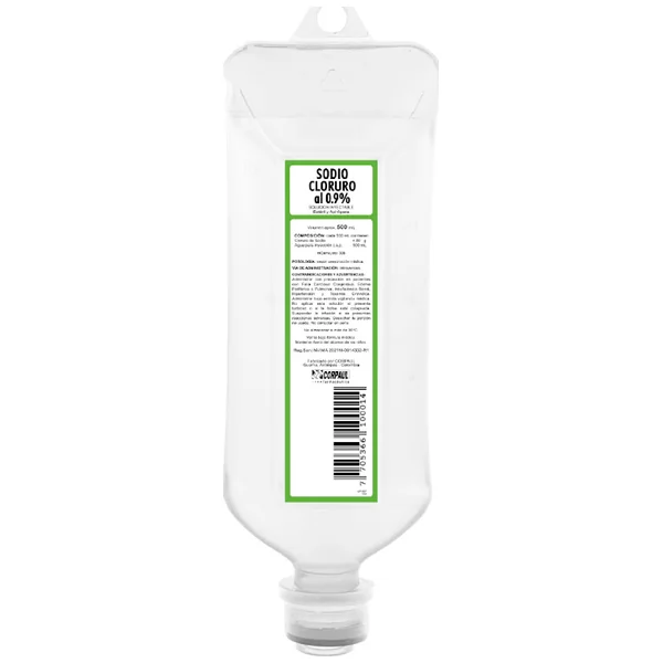 Sodio Cloruro 0.9% Sol Iny Bol X 500Ml Corpaul