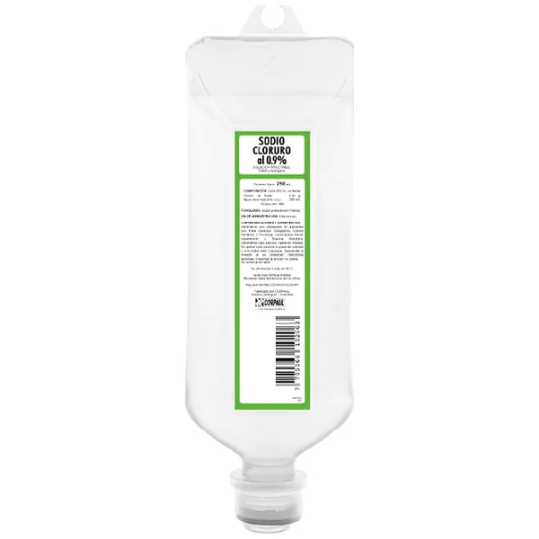 Cloruro De Sodio Al 0.9% Corpaul Farmacéutica Bolsa X 250 Ml