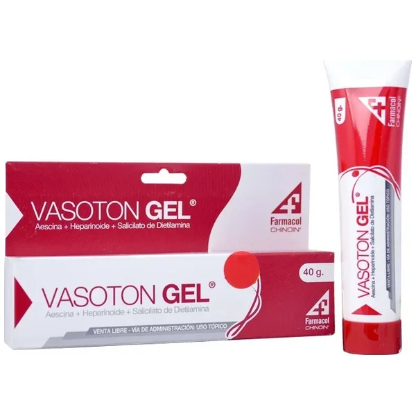 Vasoton (1+5+0.3)% Gel Topico Tubo X 40Gr