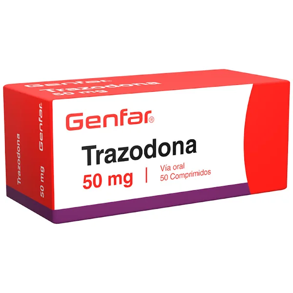 Trazodona Tabletas 50Mg Blister X 10