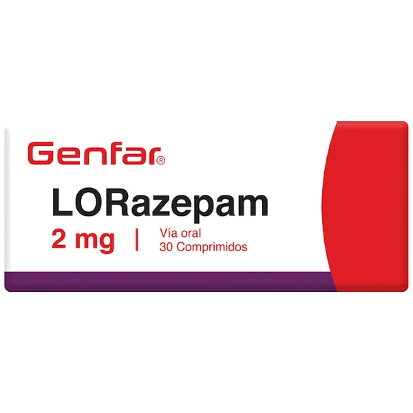 Lorazepam 2 Mg X 30 Tabl