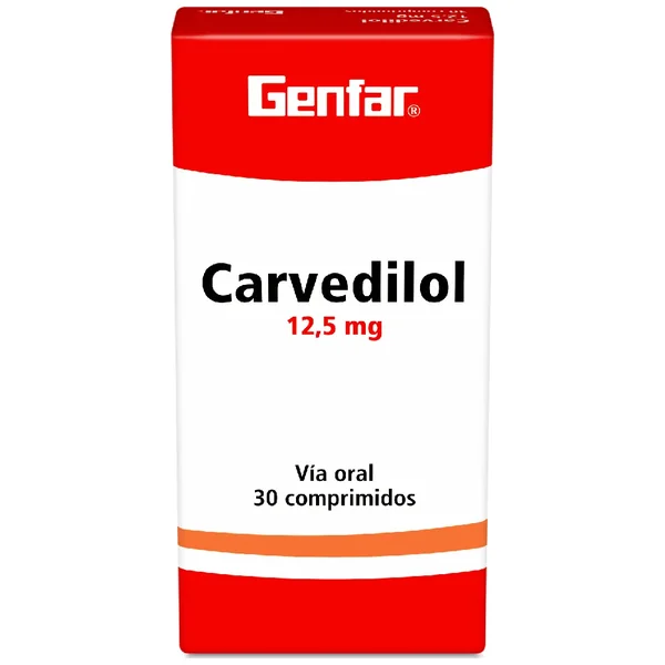 Carvedilol 12.5 MG (Genfar)