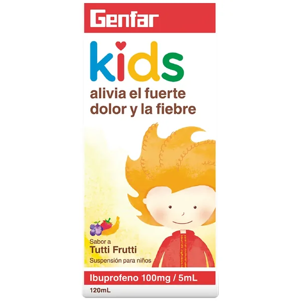 Ibuprofeno Genfar Kids Dolor Y Fiebre