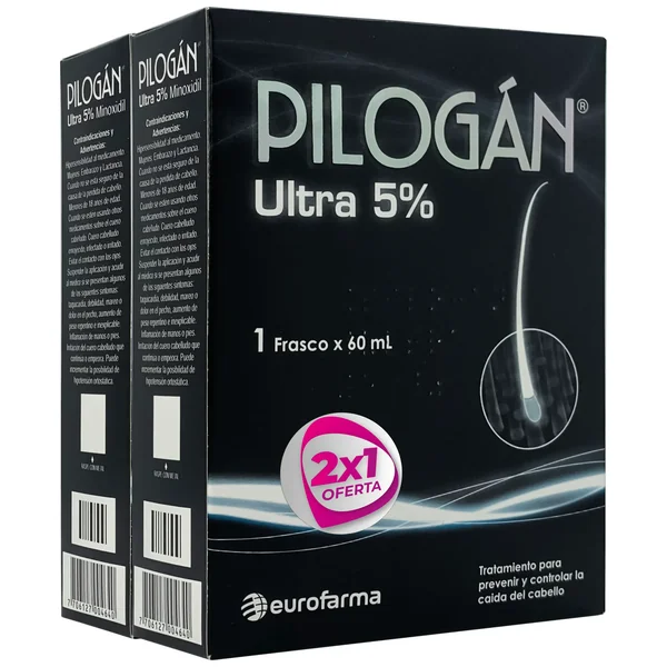Oferta Pilogan Ultra 5% 60 ML Pague 1 Lleve 2