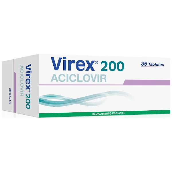 Virex 200Mg Caja X 35 Tabletas